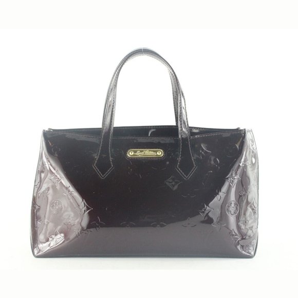 Louis Vuitton Wilshire Tote PM Amarante Leather Monogram 4LV119K - Picture 1 of 12